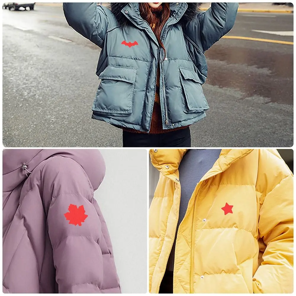 Apparel Applique Self Adhesive Patches Colorful Badge Sticker Elbow Patche Thermal Transfer Clothing Accessories Jacket Repair