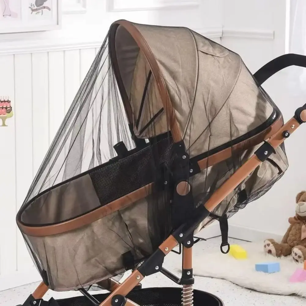 Baby Stroller Mosquito Net Pushchair Cart Insect Shield Net Mesh Safe Infants Protect Mesh Cover Baby Stroller Accessories