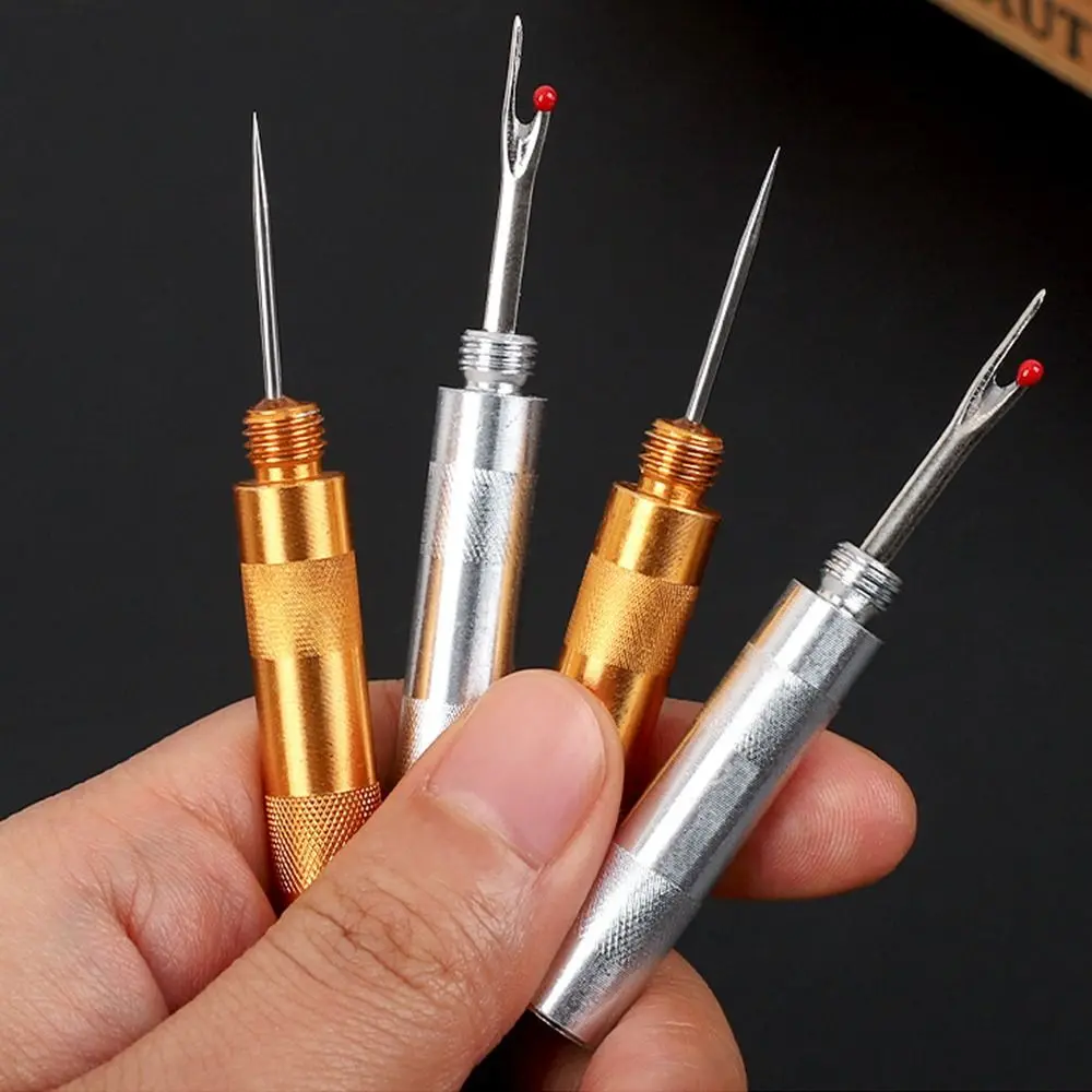 Mini Leather Sewing Awl Tool Handmade Stitch Leather Shoe Repair Sewing Needle Stitch Remover Stitching Punching Accessories