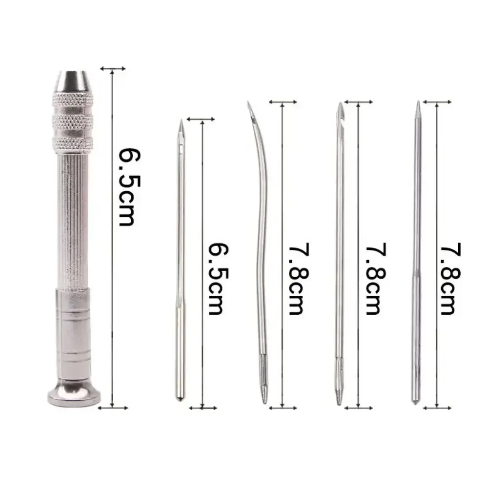 New Replaceable Sewing Awl Set Multifunctional DIY Shoes Repair Tool Curved Needle Sewing Leathercraft