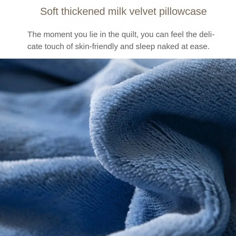 Multicolor Milk Velvet Pillow Case Memory Neck Pillowcase Soft Comfortable Pillow Cover Sleeping Pillowcase Latex Pillow Case