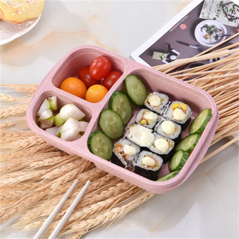 Durable Lunch Box Microwave Compartmentalized Dinnerware Picnic Storage Boxs Food Fruit Container Lunch Box Lunchbox