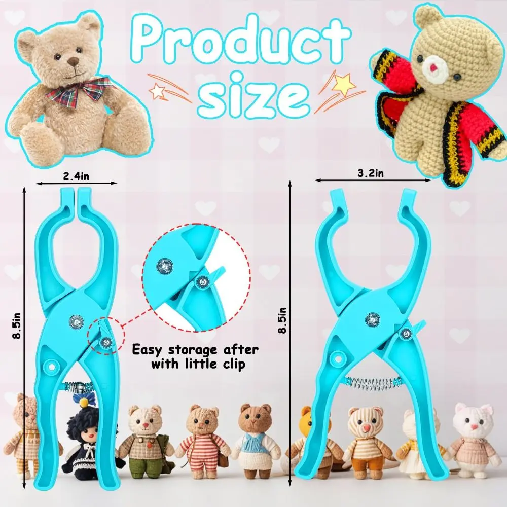 Amigurumi Crochet Safety Eye Tool for Crochet Doll Stuffed Animal Eyes DIY Craft Animal Eyes Making Supplies Tool Crochet Tools