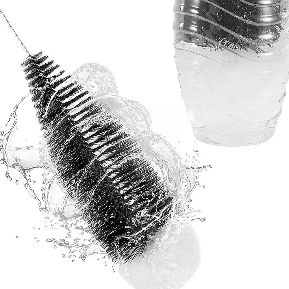 With Beechwood Handle Soda Stream Bottle Brush Drink Wineglass Bottle Cup Kitchen Cleaning Tool Glassware Jars Cleaner
