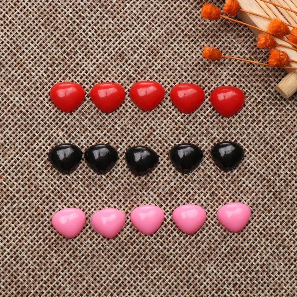 100pcs Craft Toys Bear Buttons Doll Noses Dolls Accessories Triangle Nose Safety Parts