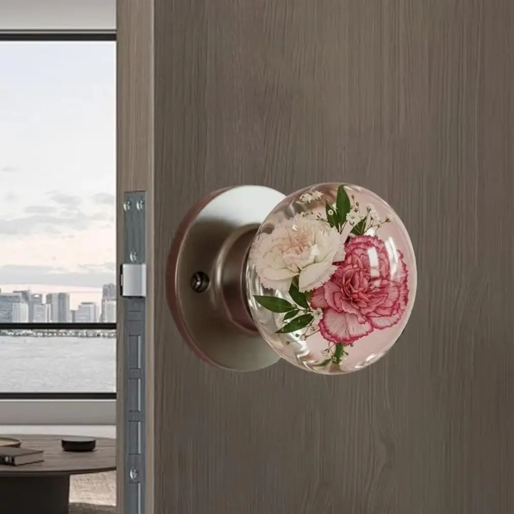 New Flower Patterns Cabinet Handle Practical Heavy-Duty Drawer Handle Door Knob Decorative Home Decoration