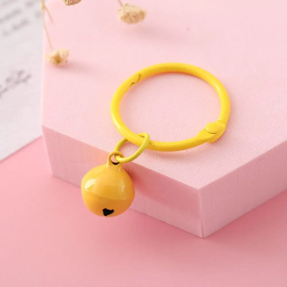 Candy Colors Metal Bells Jingle Bell DIY Pet Colorful Jingle Bell Handmade Keychain Pendants Pet Collar Accessories