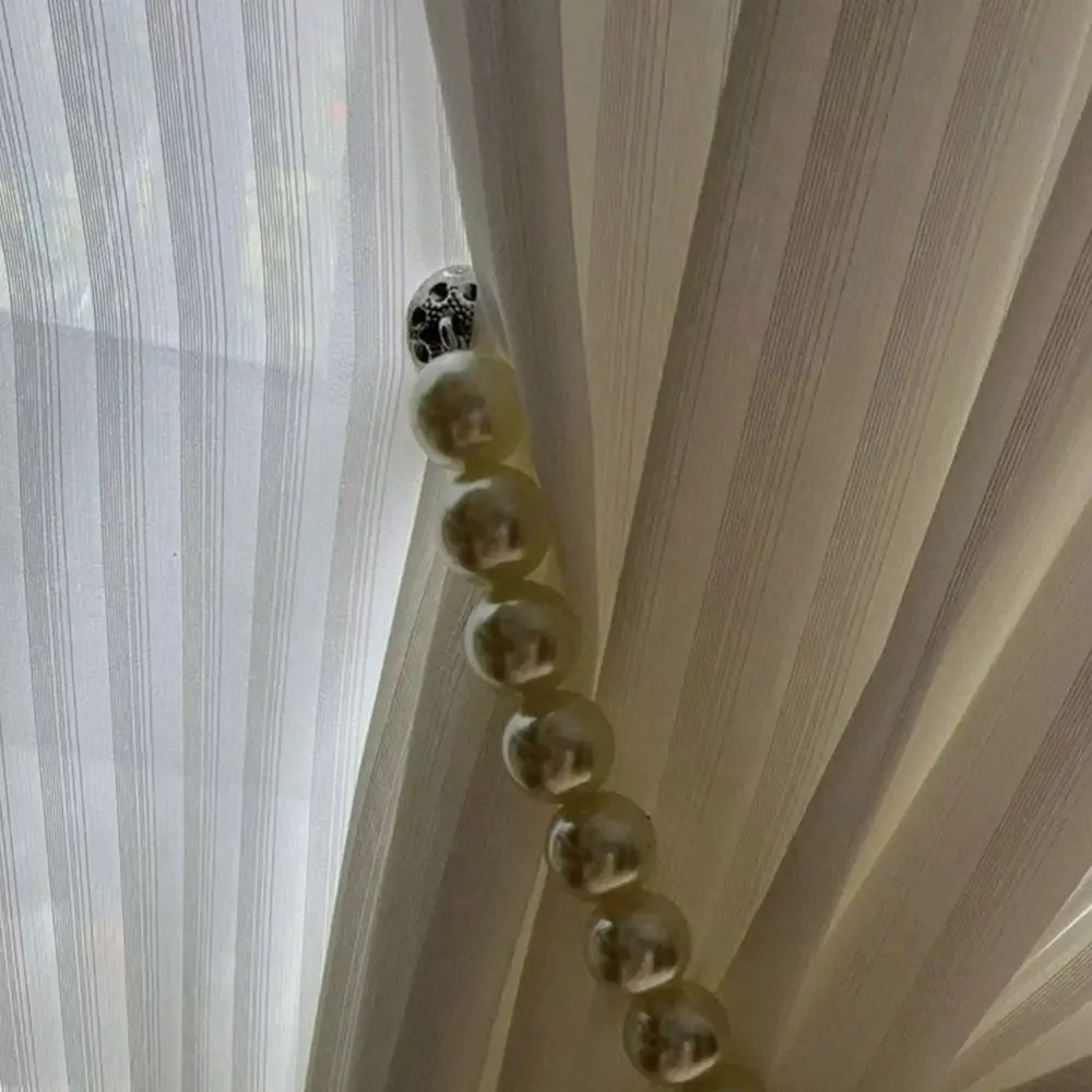 Curtain Clip Magnetic Curtain Tieback DIY Pearl Curtains Tie Backs Simple Fashion Holdback