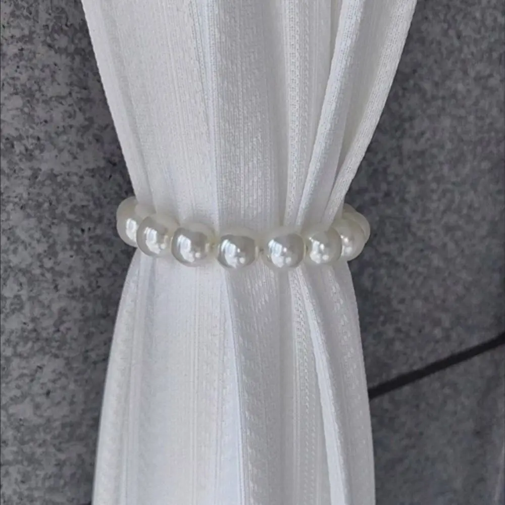 Curtain Clip Magnetic Curtain Tieback DIY Pearl Curtains Tie Backs Simple Fashion Holdback