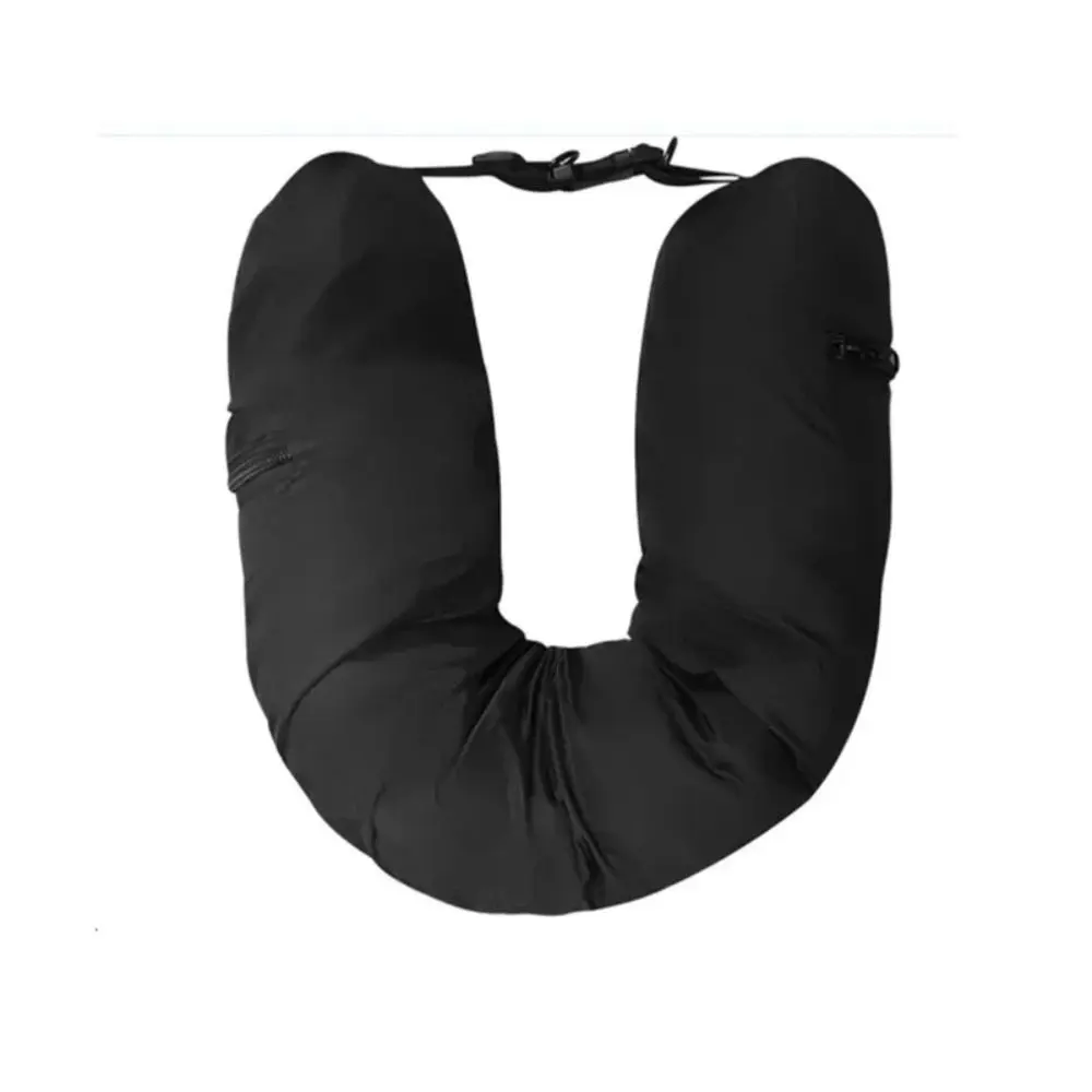 Fillable Travel Neck Pillow Stuff With Clothes Pillowcase Storage Bag Fabric Waterproof Carry Portable Travel Bag Pillow