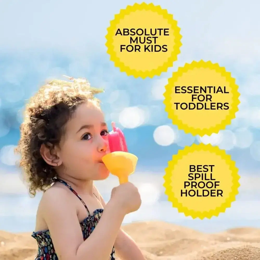 Dirtiness free Popsicle Protectors Double Lightweight Ice Pop Guard Ice Cream Bracket Anti-flow Drip Proof Popsicle Holder