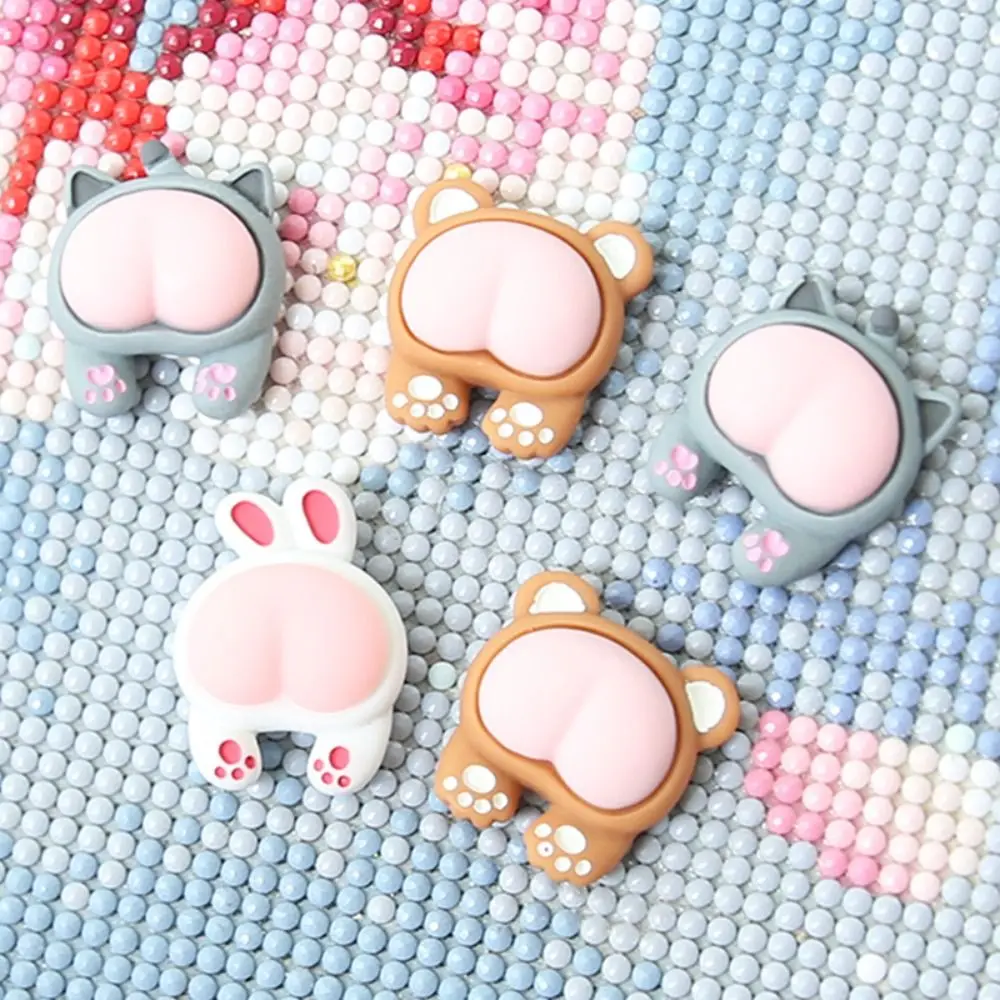 1PC Cartoon Animals Diamond Painting Cover Holder DIY Crafts Magnet Cover Minders Refrigerator Sticker Diamond Painting Tools