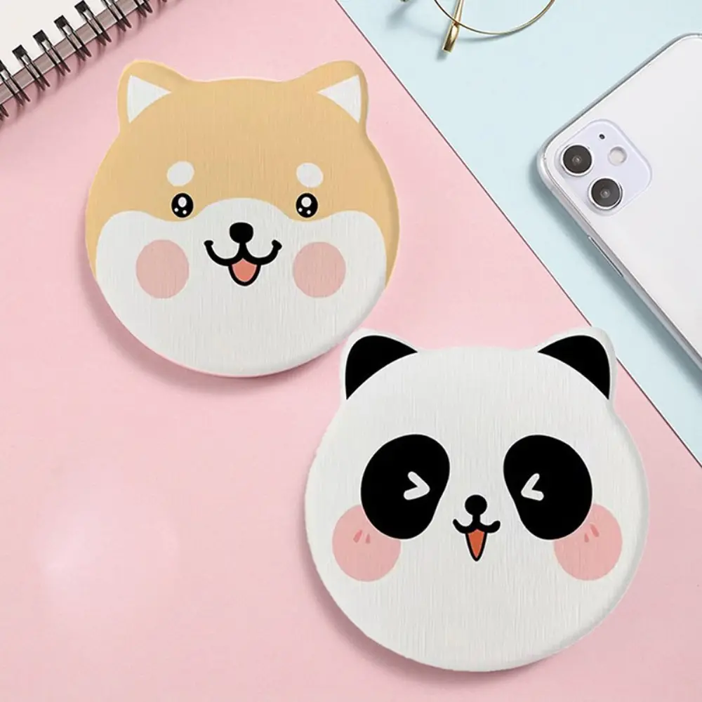 Creative Cute Animal Coaster Diatomite Circular Water Cup Mat Anti Slip Gift Wine Glass Coasters Home Restaurants and Bars