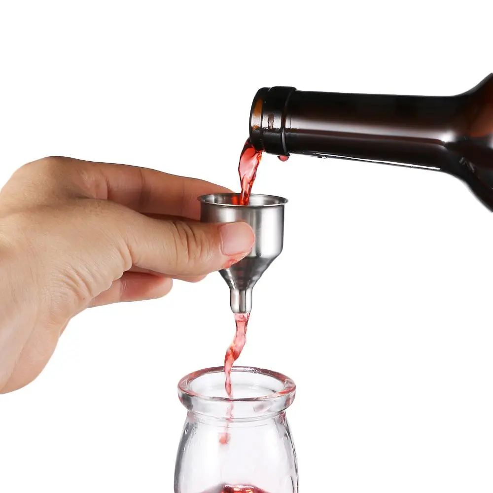 Beer Kitchen Tool Liquid Bar Small Mouth Stainless Steel Filling Wine Mini Funnel
