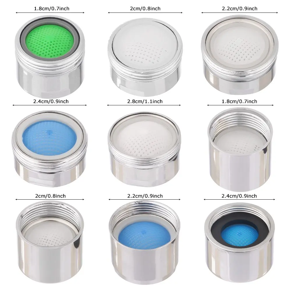 18/20/22/24/28mm Water Saving Tap Aerator Faucet Male Female Nozzle Spout End Diffuser Filter Faucet Accessories