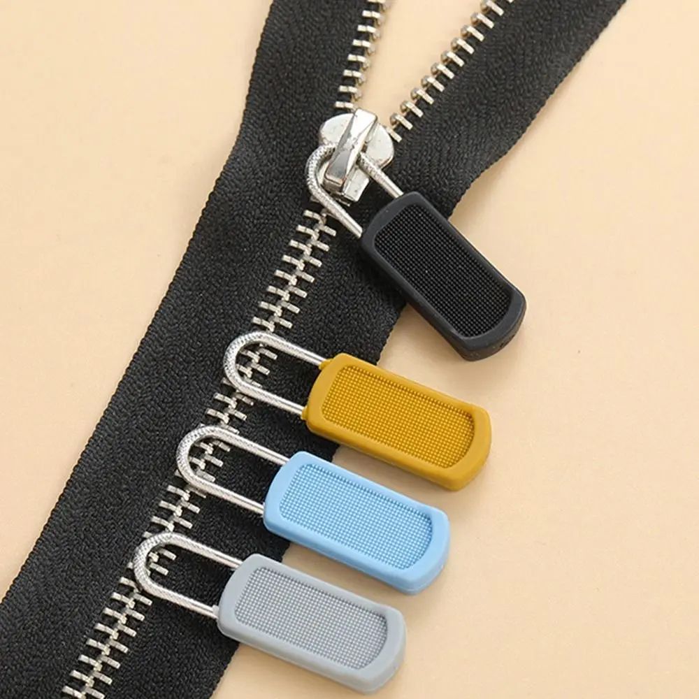 5Pcs Detachable Zipper Puller Replacement Metal Zipper Head Universal Instant Zipper Repair Kits Backpack Clothes Jackets Slider