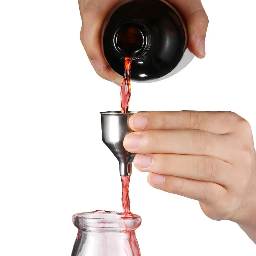 Beer Kitchen Tool Liquid Bar Small Mouth Stainless Steel Filling Wine Mini Funnel