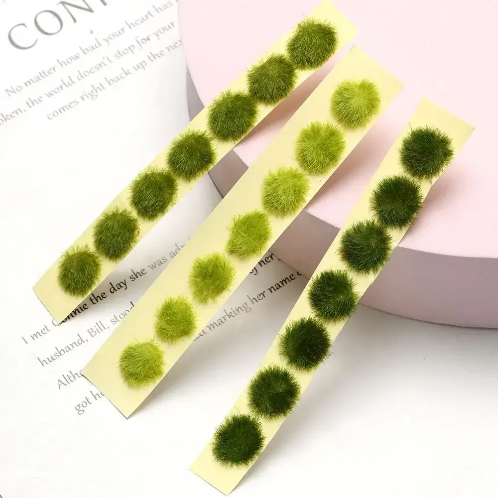 9*1*0.6cm Building Layout Static Scenery Model Landscape Wargame Flower Cluster Miniature Garden Decor Grass Tufts