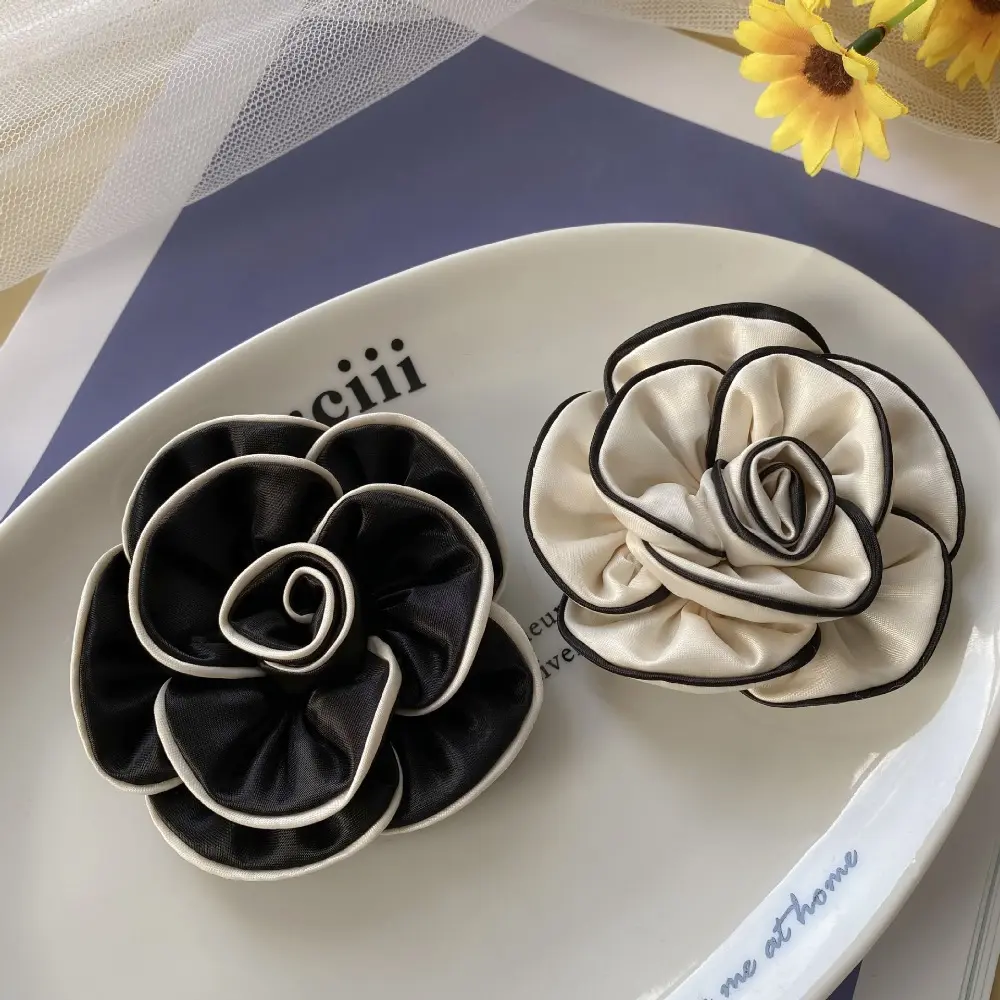 Handmade Fabric Flower Brooches Multi-layer Cloth Lapel Pins Elegant DIY Accessories Luxulry Jewelry Accessories For Women