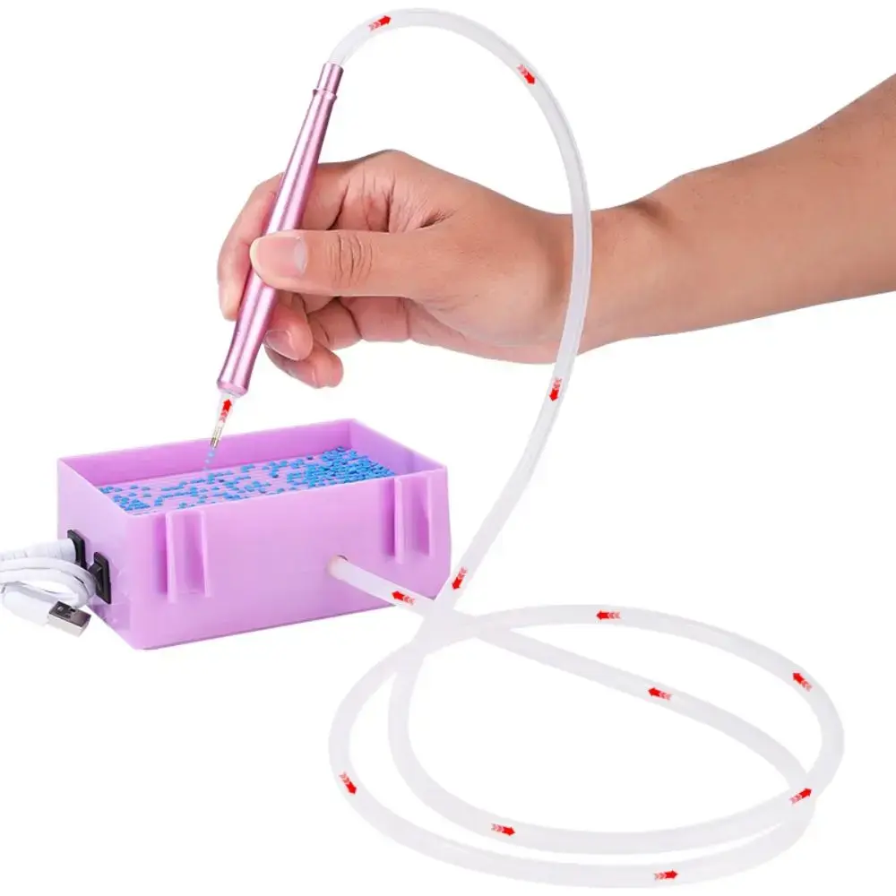 DIY Craft Electric Diamond Art Painting Pen Embroidery Long-lasting and Stable Vacuum Diamond Painting Pen Kits Large Capacity