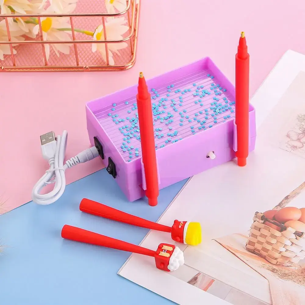 DIY Craft Electric Diamond Art Painting Pen Embroidery Long-lasting and Stable Vacuum Diamond Painting Pen Kits Large Capacity