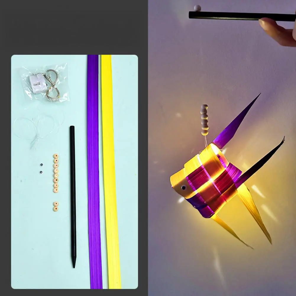 Lantern Making Supplies for Events Hand-woven Goldfish Lantern Crafts Chinese Festival Diy Handcrafted Bamboo Fish for Hanfu