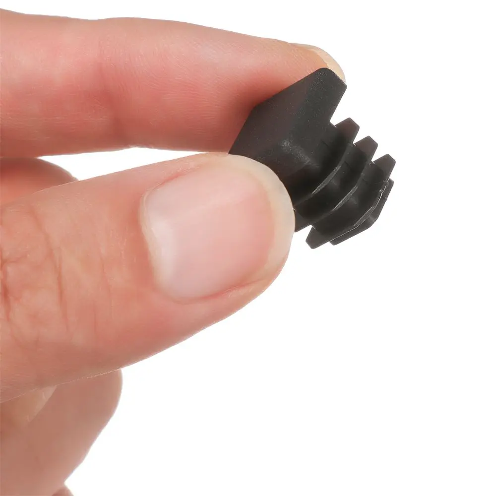 10pcs/pack Black Square Table Chair Foot Pad Furniture Feet Non-Slip Covers Plastic Blanking End Caps Protector Hardware