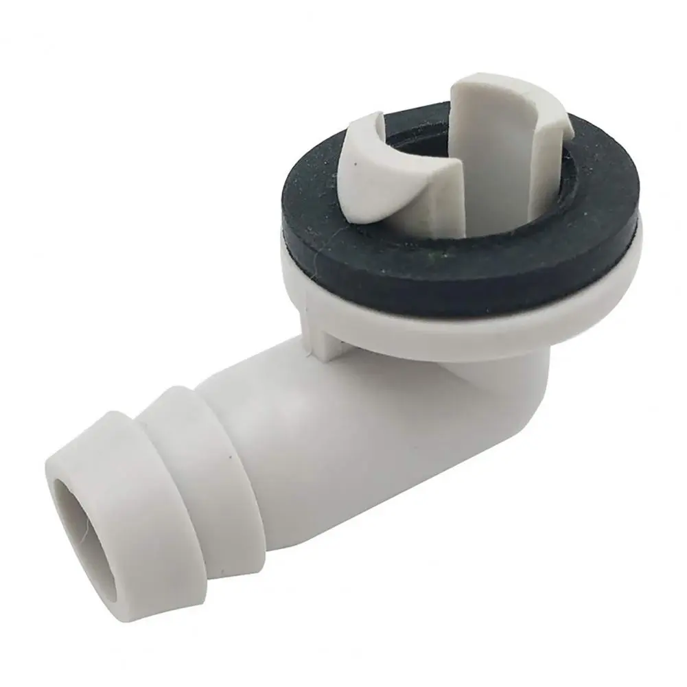 Good Conditioner Drain Connector Plastic Sturdy 1.8 Inch Versatile ACDrain Pipe Connector  Air Conditioning Unit Blended