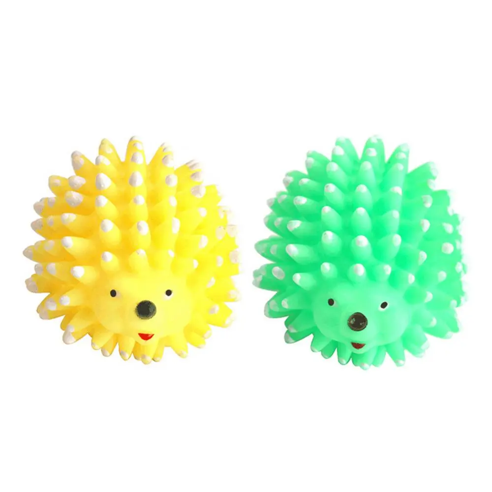 Toy Cute Interactive Squeaky Pet Dog Puppy Hedgehog Shape Doll Chew Play Scratch
