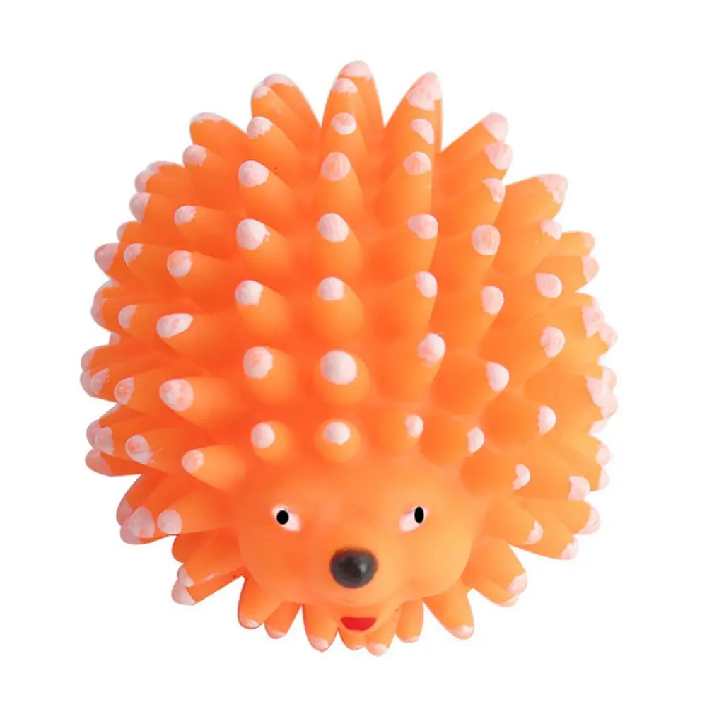 Toy Cute Interactive Squeaky Pet Dog Puppy Hedgehog Shape Doll Chew Play Scratch