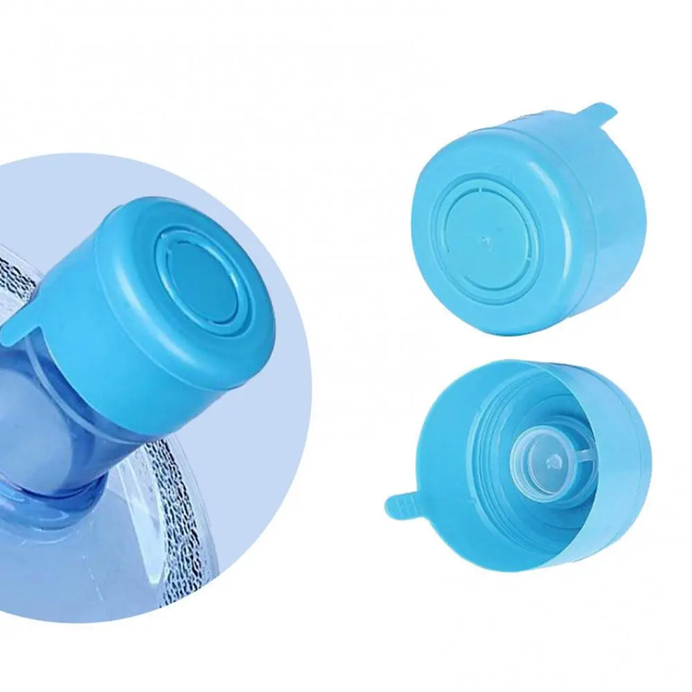 Reusable Plastic 5Pcs 3/5 Gallon Barrelled Water Thicken Snap-on Replacement Cap