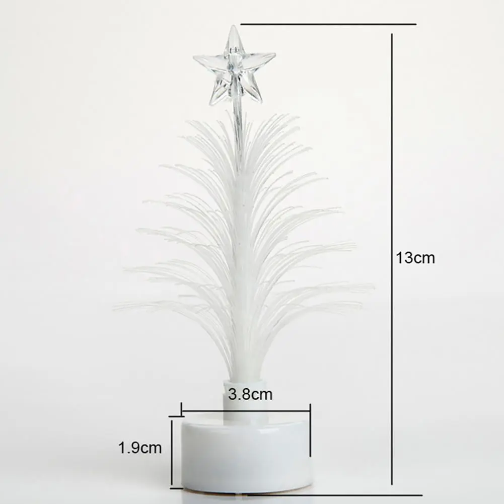 Christmas Tree LED Fiber Optic Nightlight Lamp Light Creative Star Light Xmas Decoration Night