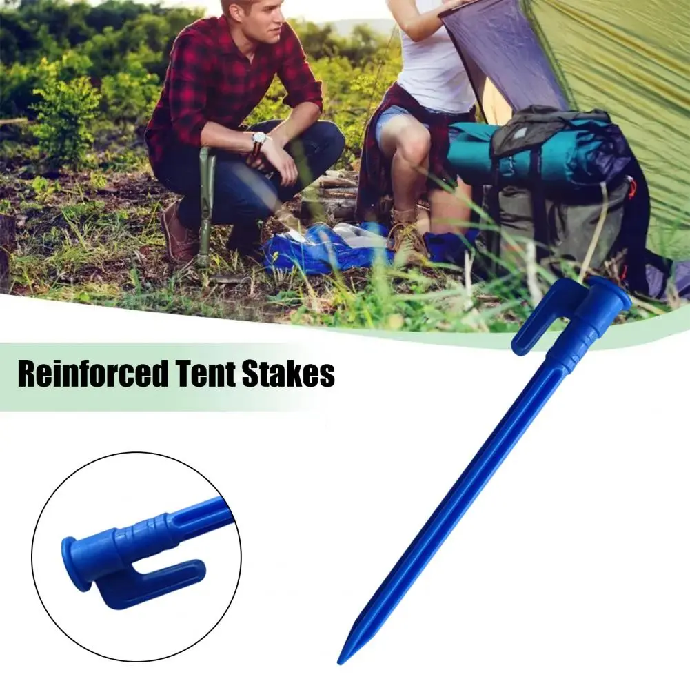 Multi-functional Tent Peg Heavy Duty Camping Tent Stakes for Outdoor Garden Patio Lawn 10 Pack Windproof Ground Pegs for Tarp