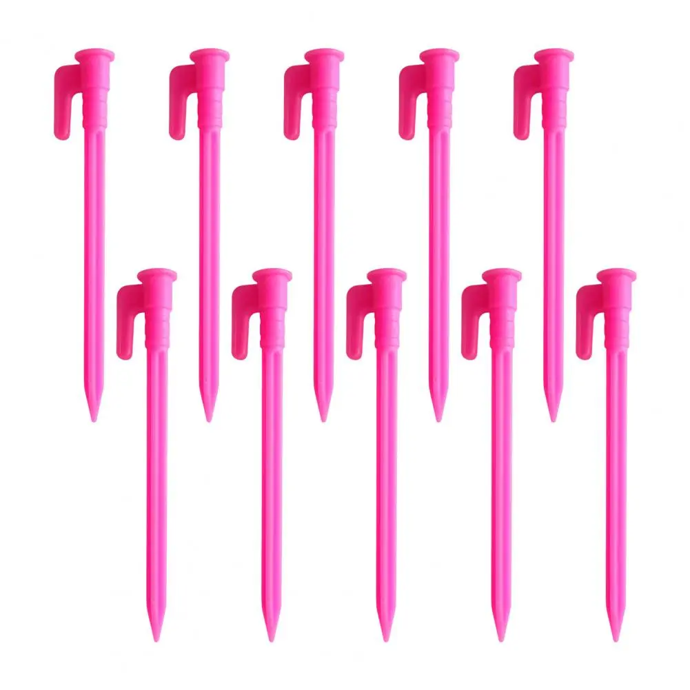 Multi-functional Tent Peg Heavy Duty Camping Tent Stakes for Outdoor Garden Patio Lawn 10 Pack Windproof Ground Pegs for Tarp