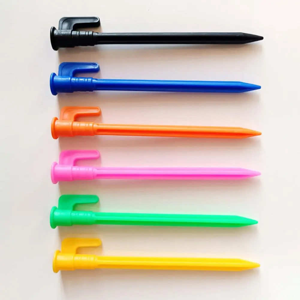 Multi-functional Tent Peg Heavy Duty Camping Tent Stakes for Outdoor Garden Patio Lawn 10 Pack Windproof Ground Pegs for Tarp