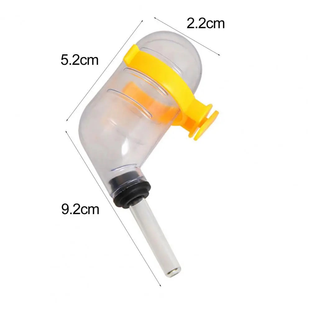 Pet Water Bottle Vacuum Eco-friendly Plastic Pet Drinking Water Dispenser Feeder Bottles Hamster Water Fountain Anti-dust