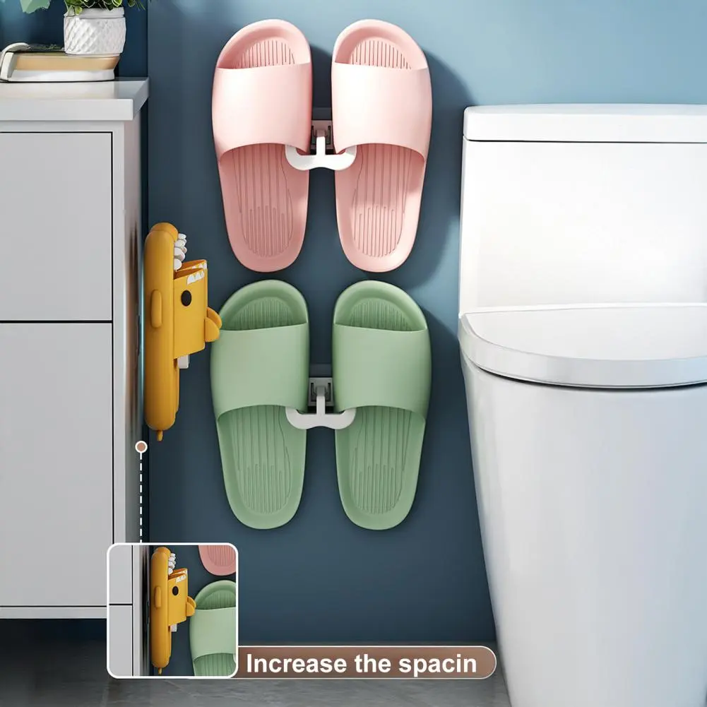 Wall-mounted Shoe Rack Wall Mounted U-shaped Slipper Rack Strong Load-bearing Storage Solution for Shoes Easy to for Home
