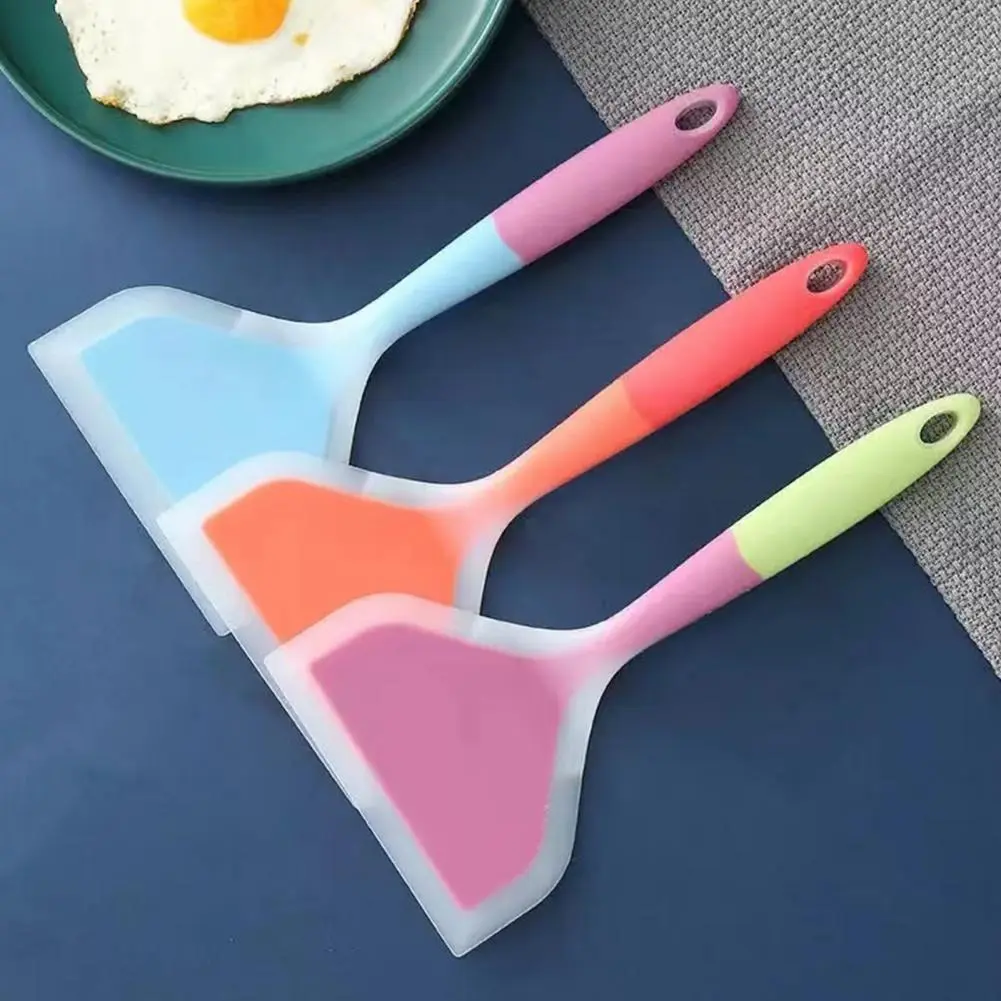 Kitchen Gadgets for Moms Non-stick Silicone Spatula Set for Baking Cooking Steak Meat Egg Scraper Pancake Turner for Stirring