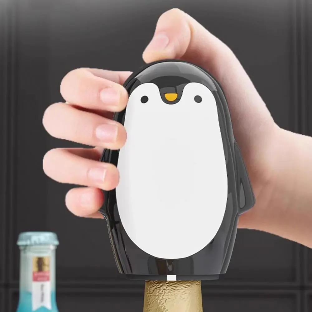 Wine Bottle Penguin-shaped Magnetic Bottle Opener for Beer Wine Soda Bar Tool for Cola Bottles Cute Kitchen Accessory Bottle