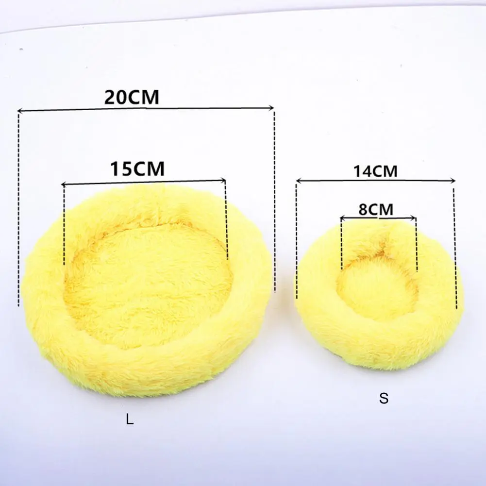 Lovely  Pet Sleep Mat Washable Hamster Hedgehog Rat Sleeping House Habitat Nest Comfortable Plush Hamster Cushion for Indoor