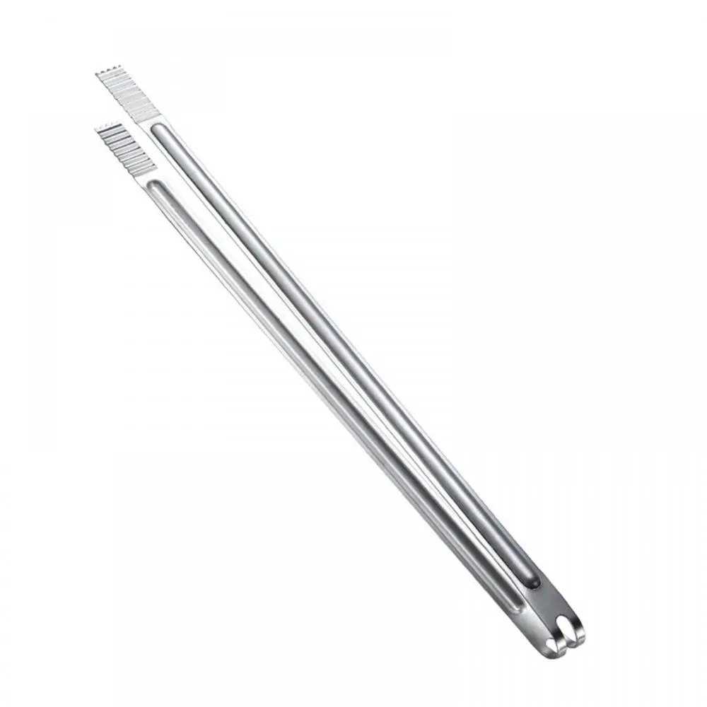 Portable Stainless Steel Kitchen Barbecue BBQ Meat Tongs Salad Steak Food Clip