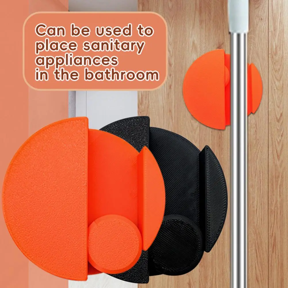 Wall-mounted Shelf Heavy-duty Wall-mounted Mop Broom Holder with Easy Installation Strong Load-bearing Storage for Organizing