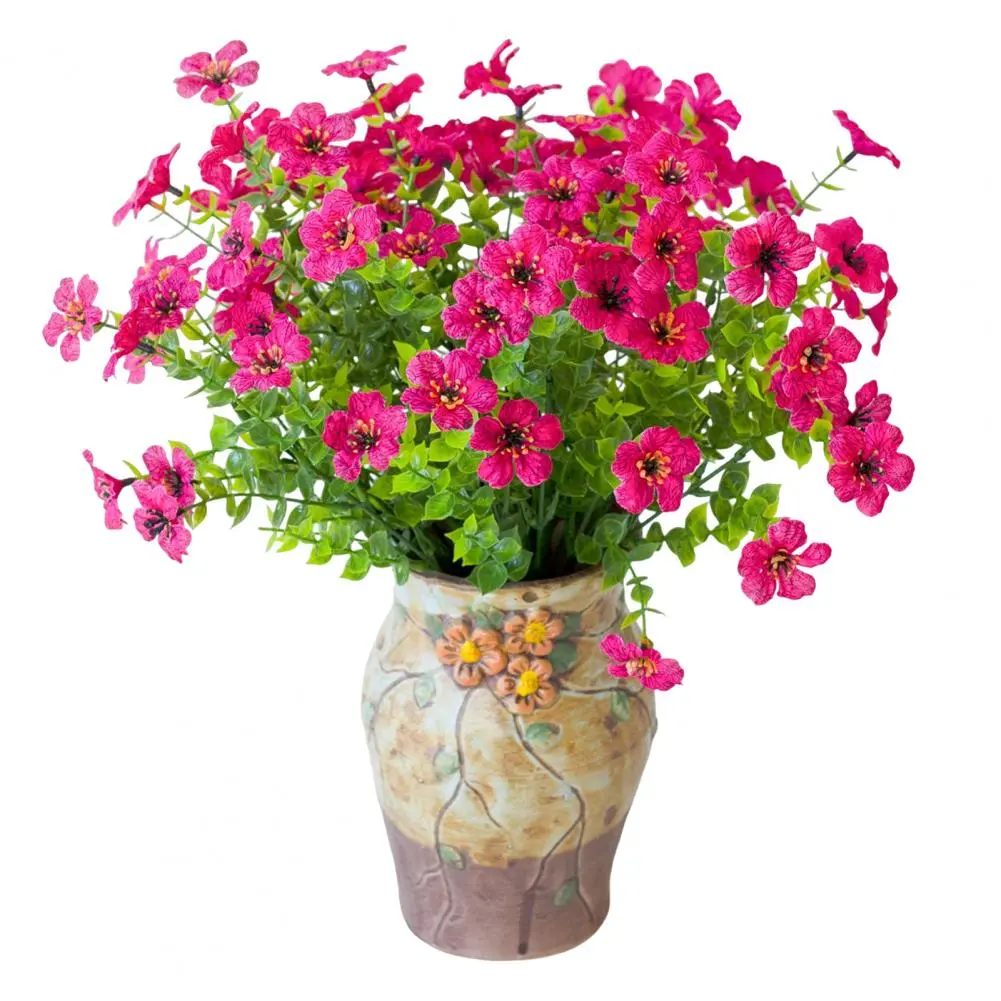 Outdoor Artificial Flowers with Realistic Textures Realistic Uv Resistant Artificial Flowers for Outdoors for Spring for Garden