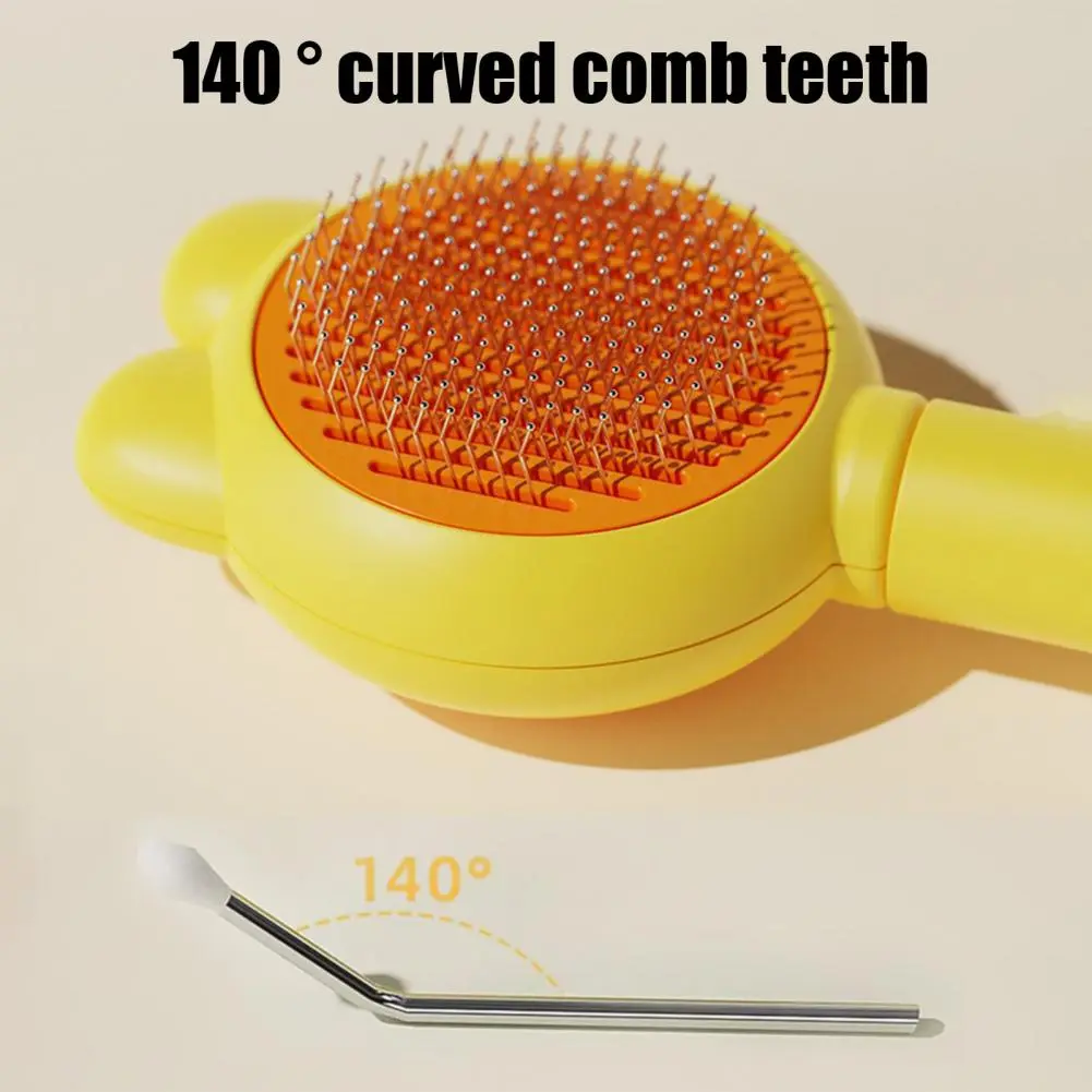 Non-scratch Pet Grooming Brush Gentle Self Slicker Brush for Cats Dogs Long-haired Pet Grooming Comb Shedding for Dog for Skin