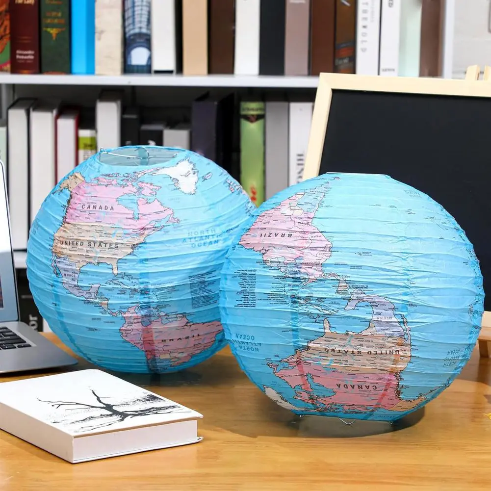 Lantern for Party Decor Travel Themed Hanging Paper Lanterns for Earth Day Classroom Home Decor Around World Party Decorations