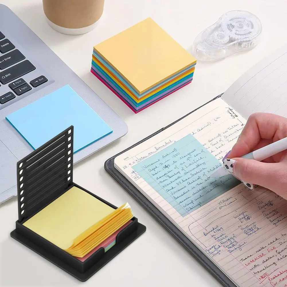 Sticky Notes Holder Compact Sticky Note Stencil Template for Easy Organization Office Precise Fit for Portable for Sellers