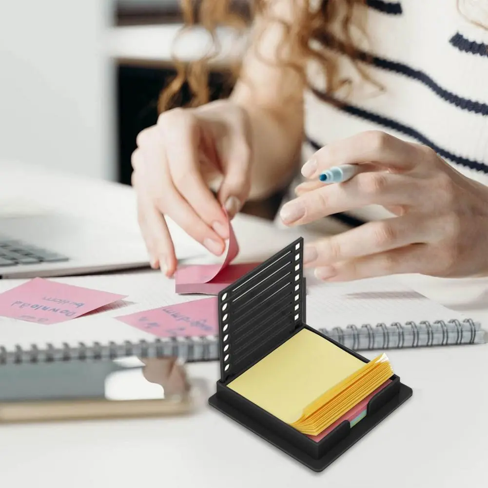 Sticky Notes Holder Compact Sticky Note Stencil Template for Easy Organization Office Precise Fit for Portable for Sellers