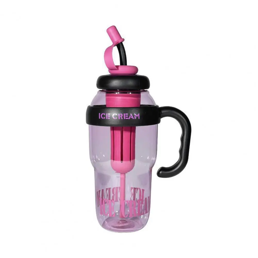 Fashionable Aquarius Bottle 1300ml Cute Straw Water Bottle with Leakproof Lid Adjustable Strap Portable for Fitness for Women
