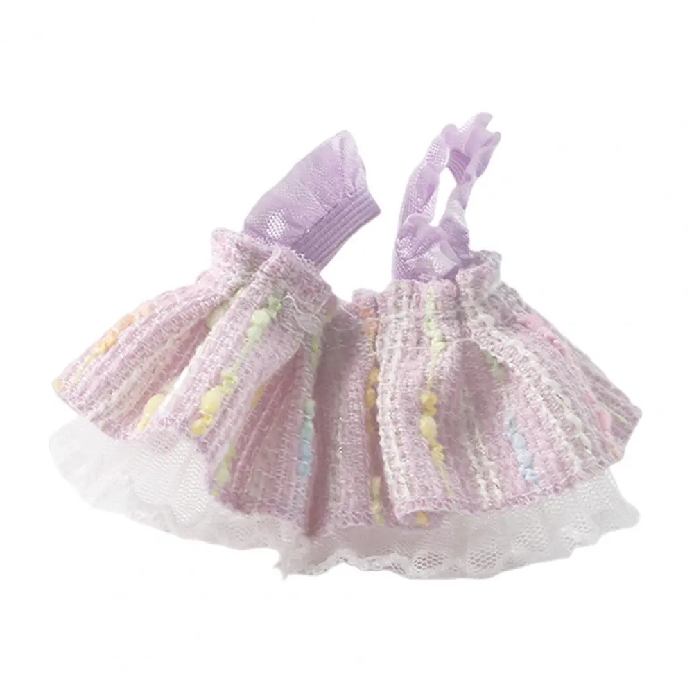 Mini Pet Costume Handmade Mini Knitted Pet Dress for Small Princess Skirt Bow Coat Set for Ferrets Hamsters Guinea for Hamster