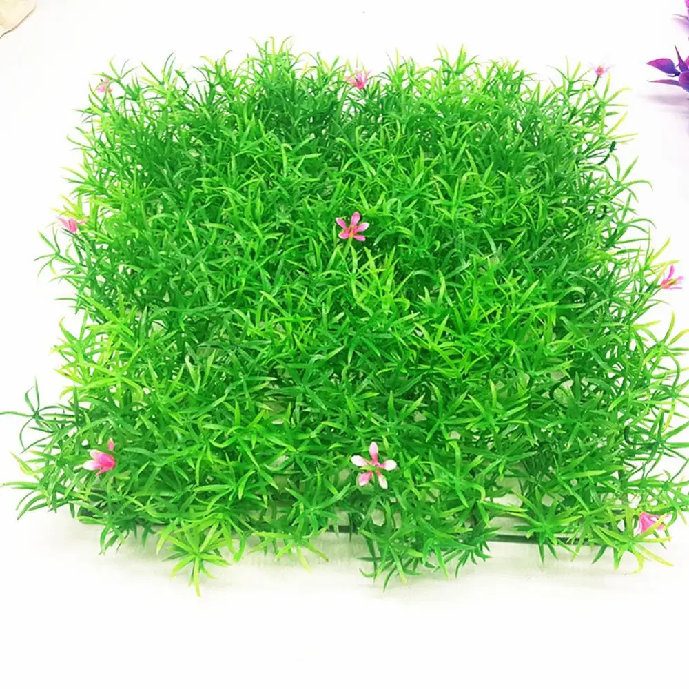 Grass Artificial Plant Realistic Green Aquarium Fish Tank Water Lawn Ornament